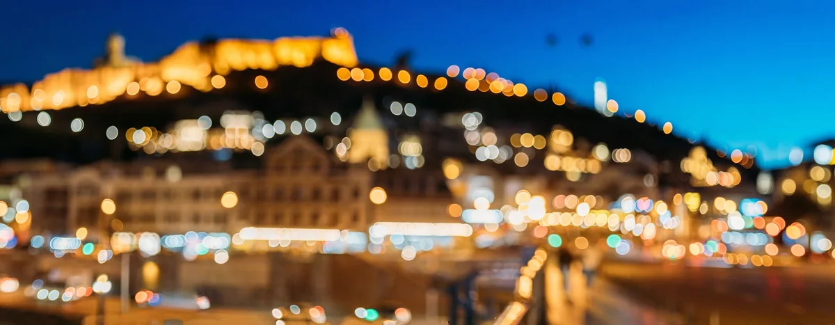 Tbilisi in the evening